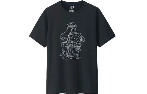 Футболка мужская Uniqlo x Sesame Street x KAWS