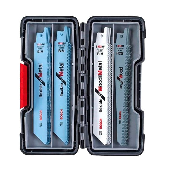 BOSCH PROFESSIONAL Saber Saw Blade Set With Box Top Seller Wood/Metal