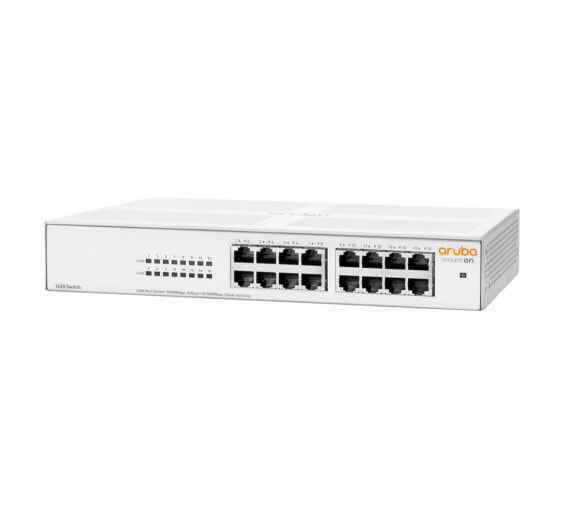 HPE Instant On 1430 16G - Unmanaged - L2 - Gigabit Ethernet (10/100/1000) - Full duplex - Rack mounting - 1U