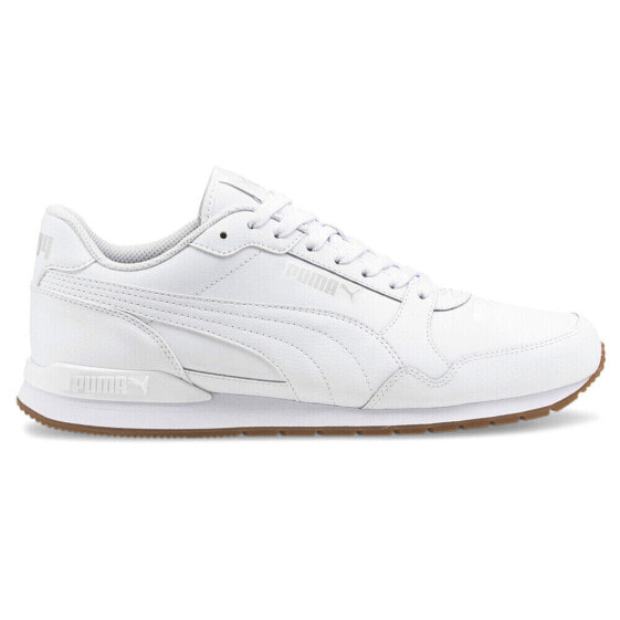 Puma St Runner V3 Lace Up Mens White Sneakers Casual Shoes 384855-05