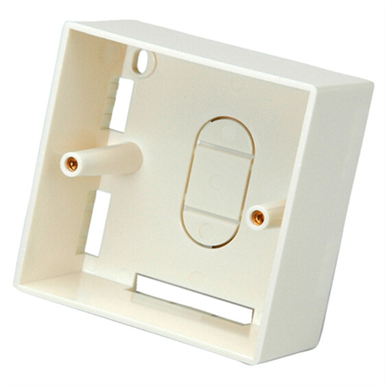 ROLINE Surface Wall Mount Frame - White - Plastic - 42 x 80 x 80 mm