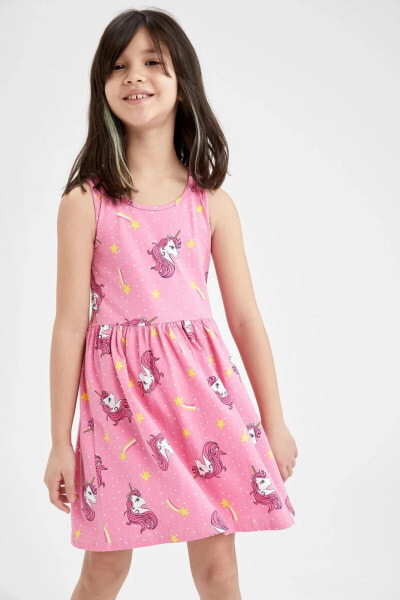 Платье Defacto çocuk flower sleeveless midi