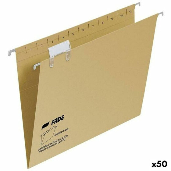 Папка подвесная FADE KIO Натуральный коричневый Din A4 (50 штук)