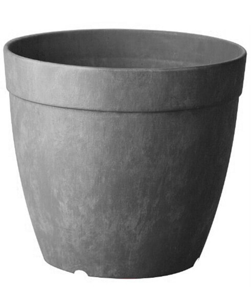 Artstone Dolce Round Planter 7 x 9" Grey