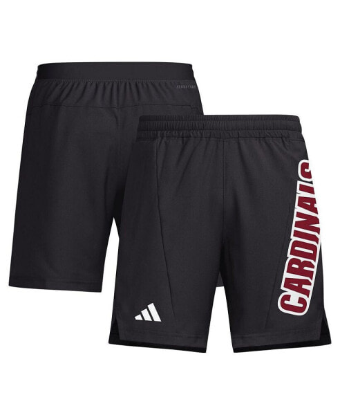 Men's Black Louisville Cardinals Designed for Training AEROREADY Shorts