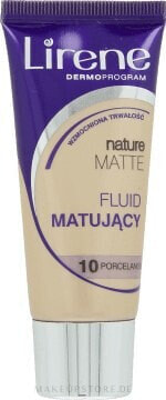 Mattierende Foundation - Lirene Nature Matte Foundation 10 - Porcelanowy