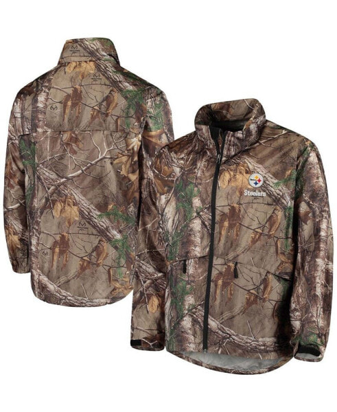 Men's Realtree Camo Pittsburgh Steelers Sportsman Waterproof Packable Full-Zip Jacket