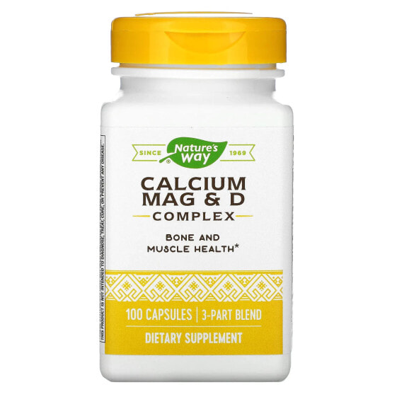 Витаминно-минеральный комплекс Calcium Mag & D, 250 капсул NATURE'S WAY