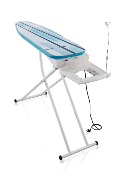 Leifheit 76141 - Full-size ironing board - Dry & Steam iron - White - Image - Striped pattern - 380 x 1180 mm