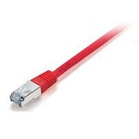 Equip Cat.6 S/FTP Patch Cable - 0.25m - Red - 0.25 m - Cat6 - S/FTP (S-STP) - RJ-45 - RJ-45