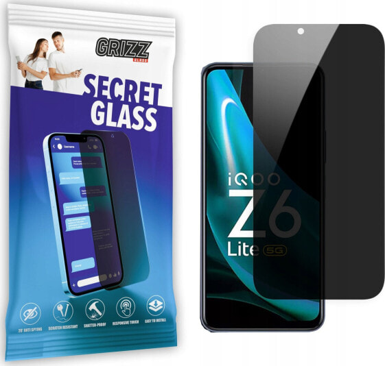 GrizzGlass Szkło prywatyzujące GrizzGlass SecretGlass vivo iQOO Z6 Lite