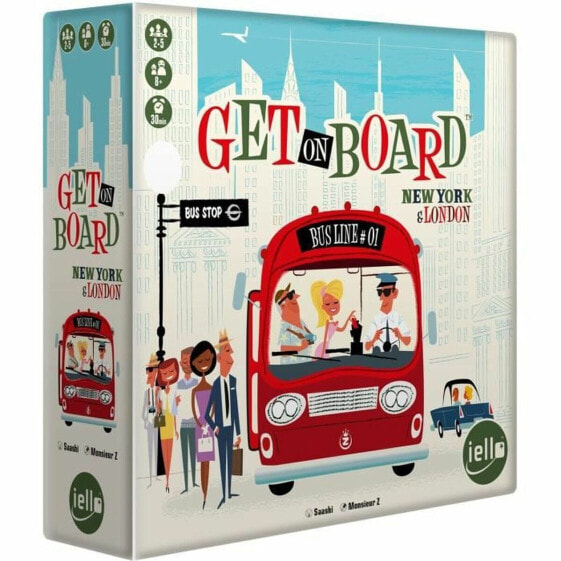 Настольная игра для детей IELLO 51826 Get On Board: New York & London