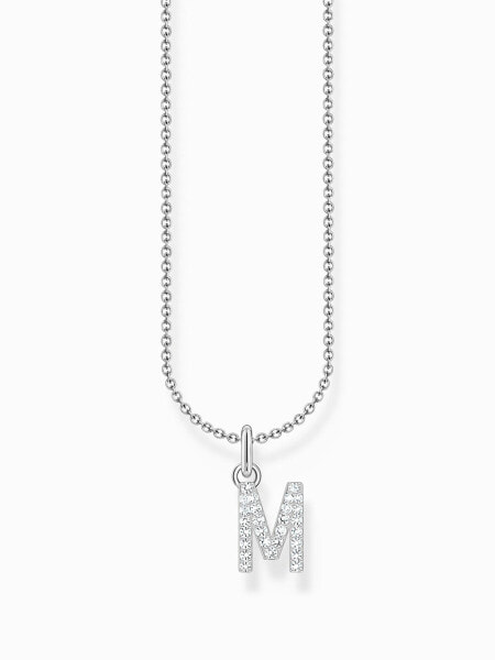 Thomas Sabo KE2252-051-14-L45V Silver necklace letter M