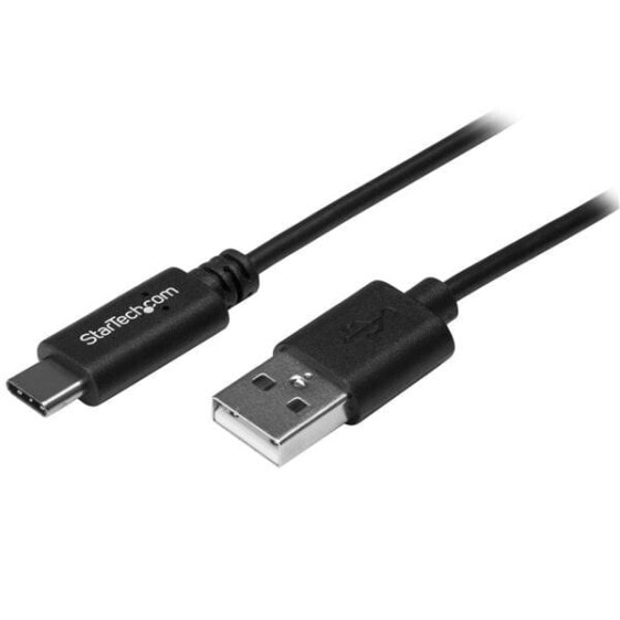 StarTech.com USB-C to USB-A Cable - M/M - 0.5 m - USB 2.0, 0.5 m, USB A, USB C, USB 2.0, Male/Male, Black