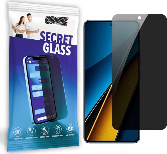 GrizzGlass Szkło prywatyzujące GrizzGlass SecretGlass do Xiaomi Poco X6