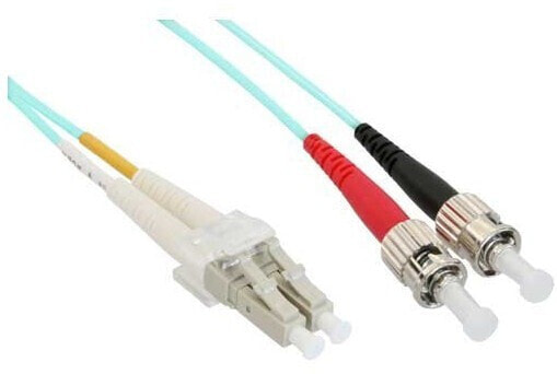 InLine Fiber Optical Duplex Cable LC/ST 50/125µm OM3 3m