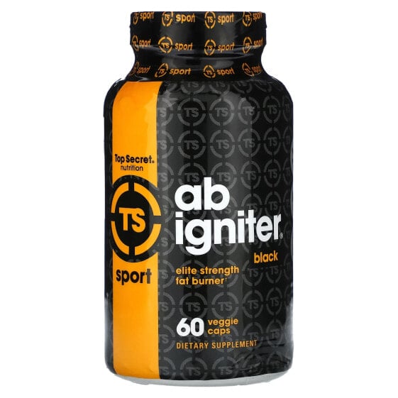 Ab Igniter, Black, 60 Veggie Caps