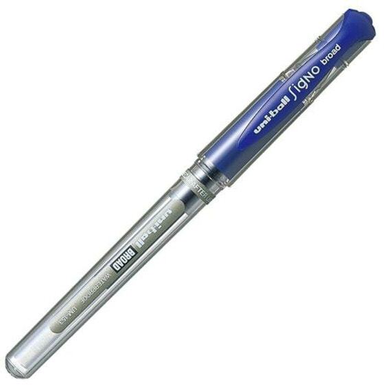 Ручка шариковая Uni-Ball Signo Broad UM-153 W Синий 0,6 мм 12 штук