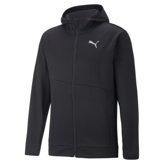 Puma Train Entry Excite Full Zip Hoodie Mens Black 52302501