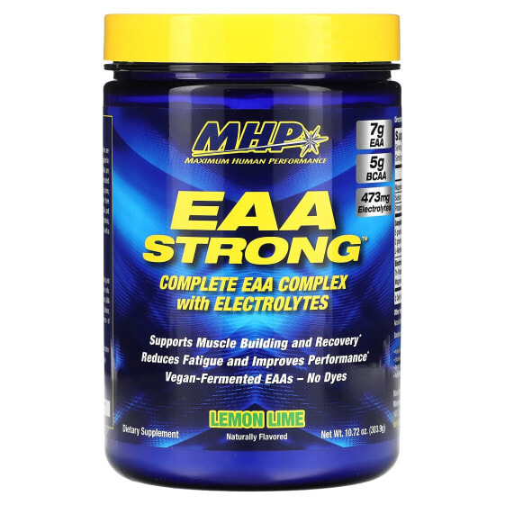 Аминокислоты MHP EAA Strong, Blue Raspberry 10.87 унций (308.1 г)