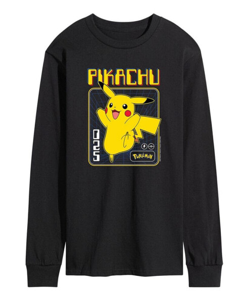 Men's Pokemon Pikachu Long Sleeve T-shirt