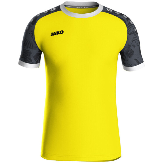 JAKO Sport-Tshirt Trikot Iconic (Polyester-Interlock) gelb/schwarz Herren