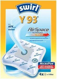 Аксессуар для пылесоса  Swirl Y 93 / Y 95 AirSpace - Dust bag - White - 4 pc(s) - 1 pc(s)