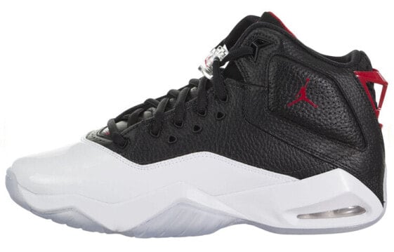 Кроссовки детские Jordan B'Loyal средние, ретро баскетбольная обувь, бело-черные, GS, модель CK1425-016.