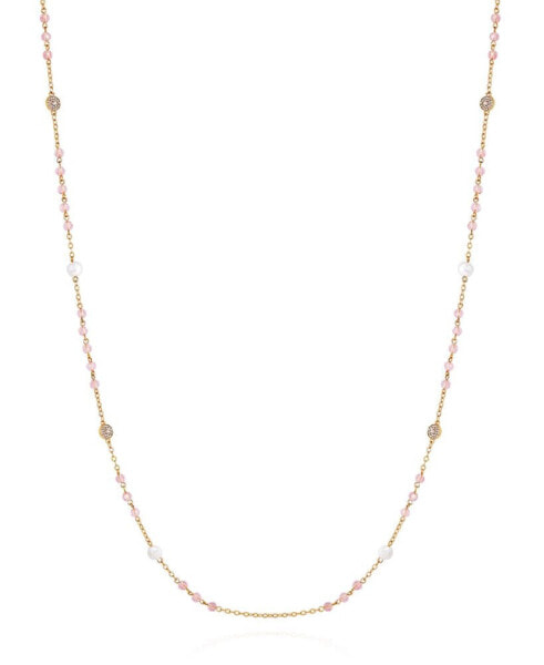 Gold-Tone Long Dainty Necklace