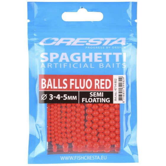 Бойлы искусственные CRESTA Spaghetti Balls 3-4-5mm 15 шт