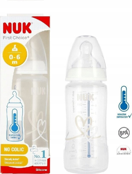 NUK NUK BUTELKA 300ML SMOCZ 0-6M BIA FC 10741926 1/6