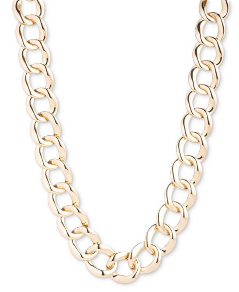 Chain Link 17" Collar Necklace
