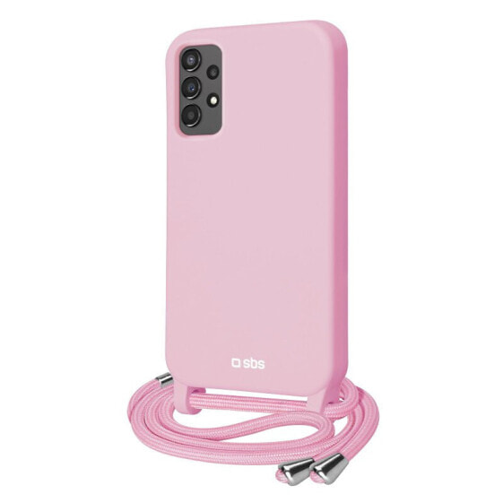 SBS Necklace Case für Samsung Galaxy A13 4G pink
