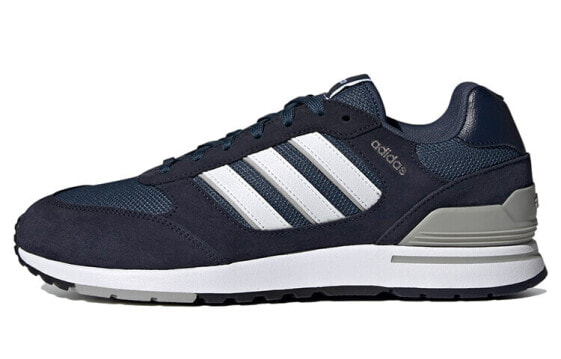 Кроссовки adidas neo Run80s низкие дышащие легкие износостойкие темно-синие GV7303