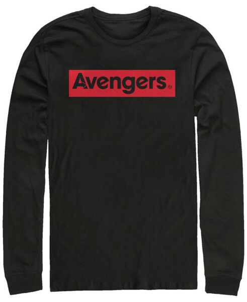 Marvel Men's Avengers Classic Logo, Long Sleeve T-shirt