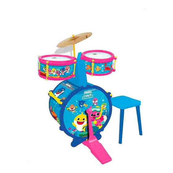 REIG MUSICALES Simple Battery With Baby Shark Bench