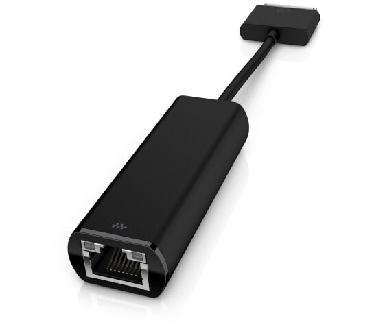 HP ElitePad Ethernet Adapter - 70-pin - RJ-45 - Black