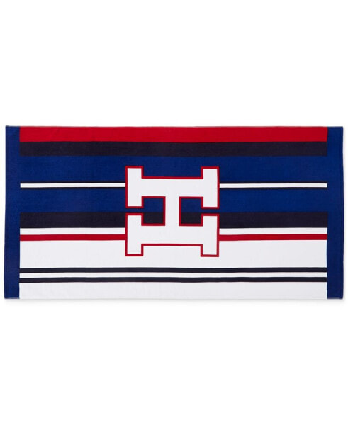 Полотенце для пляжа Tommy Hilfiger Varsity Stripe, 36" x 70"