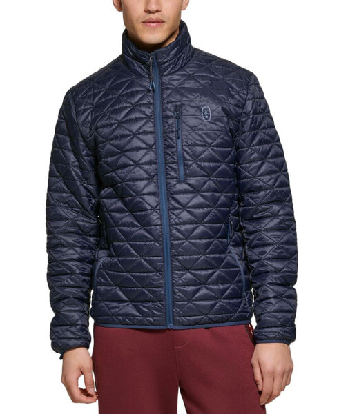 Men's Delta Diamond Quilted Packable Puffer Jacket