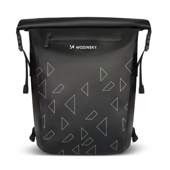 Спортивный рюкзак-сумка для велосипедного багажника Wozinsky WBB31BK 23 л черный