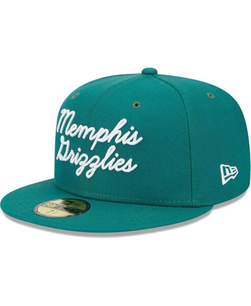 Men's Augusta Green Memphis Grizzlies Script 59FIFTY Fitted Hat