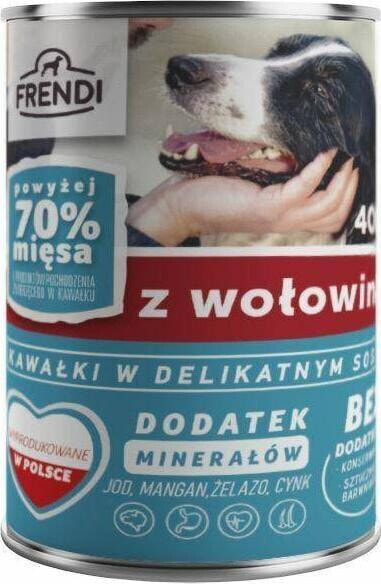 Pet Republic FRENDI PIES puszka WOŁOWINA sos /10 400g