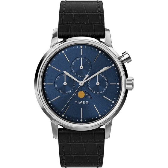 Мужские часы Timex MARLIN MOONPHASE Чёрный (Ø 40 mm)