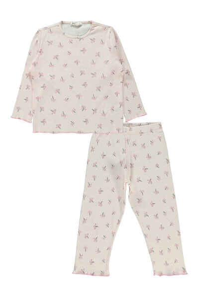 Kız Çocuk Pijama Takımı 10-13 Yaş Pembe