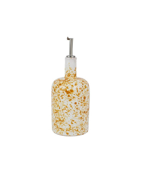 Amalfitana Aqua Splatter Olive Oil Bottle 10"