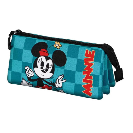 KARACTERMANIA Disney Minnie Mouse Indigo Triple Pencil Case