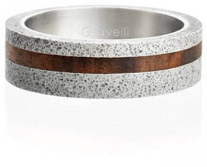 Concrete ring gray Simple Wood GJRUWOG001