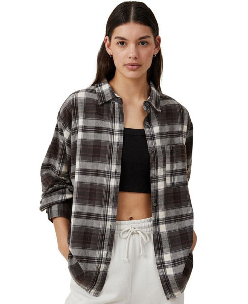 Women's Boyfriend Flannel Shirt