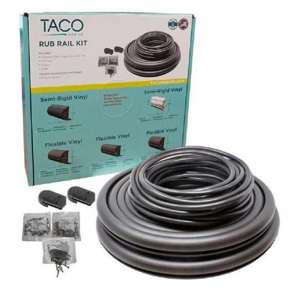 TACO METALS Flex Vinyl Rub Rail Kit 50´