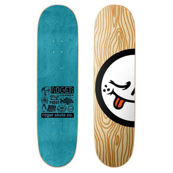 ROGER Half Woodgrain 8.125x31.60´´ High Concave Skateboard Deck